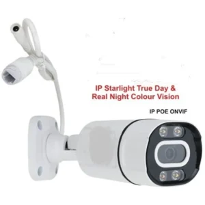 4mp Security Outdoor Bullet Cctv Camera Day & Night Color Ip Camera With 4 Led
